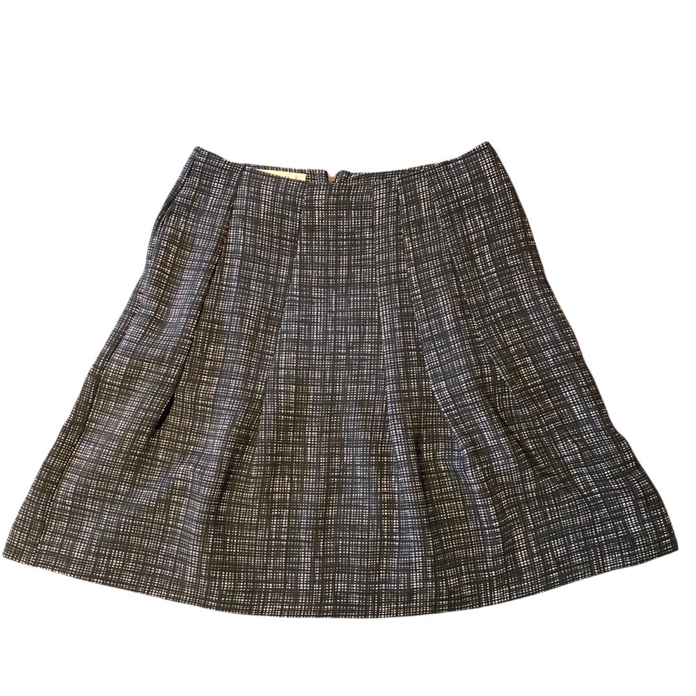 Marni Printed Black And White Pleated Skirt Size 42